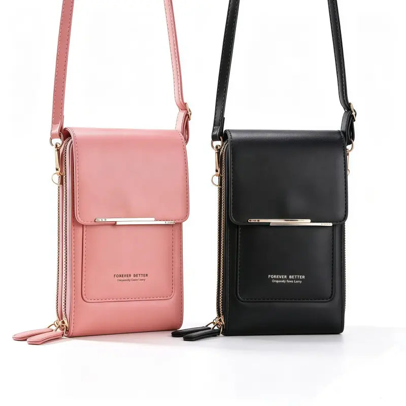 Touchscreen Phone Pouch for Women: Stylishcrossbody Phone Pouch and Key Holdertrendy Minimalist Elegant Women'Stouchscreen Crossbody Phone Wallet - Multi-Card Slots & Coin Pouch