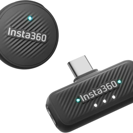Insta360 Mic Air Transmitter 7.9G Ultralight Wireless Microphone Noise Cancelling for Vlog & Streaming Compatible with X5 X4 Ace Pro 2