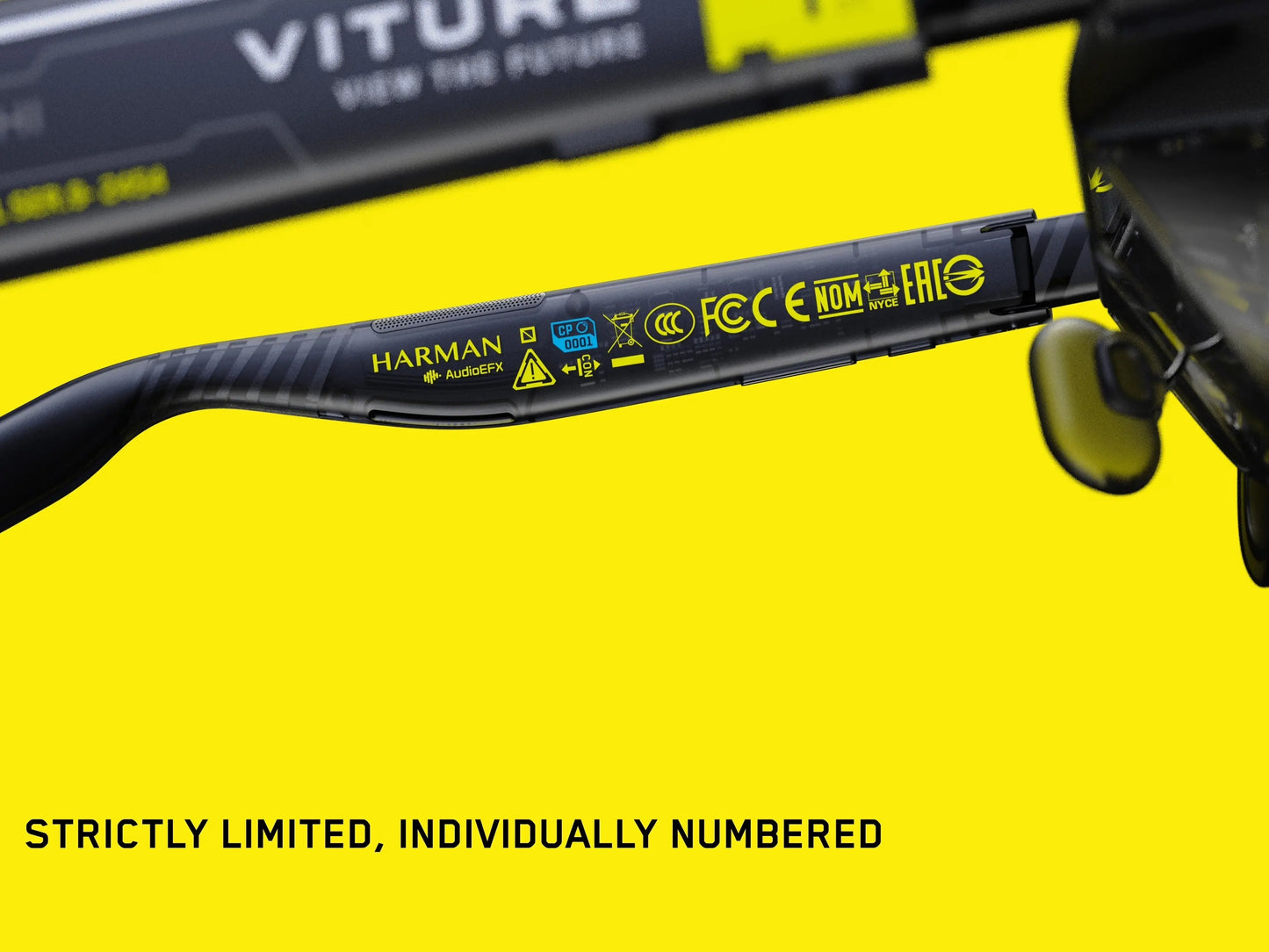 Tiktok-Only VITURE Luma Cyber XR Glasses - Cyberpunk 2077 5Th Anniversary Collector'S Edition, Limited 10,000 Units, CD PROJEKT RED & VITURE Collaboration, for Switch PS5 PC Players