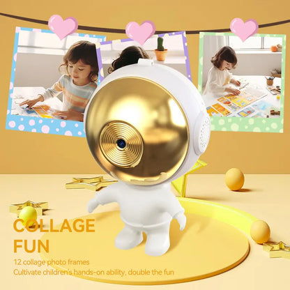Cute Digital Camera, Dual Lens Digital Camera HD Video Camera with SD Card Slot &Silicone Case,1080P Photo Camera, Camera for Pictures Photo