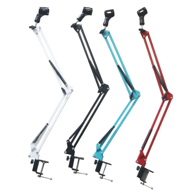 Microphone Stand Desk Adjustable Compact Microphone Suspension Boom Scissor Arm
