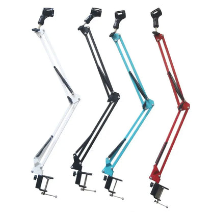 Microphone Stand Desk Adjustable Compact Microphone Suspension Boom Scissor Arm