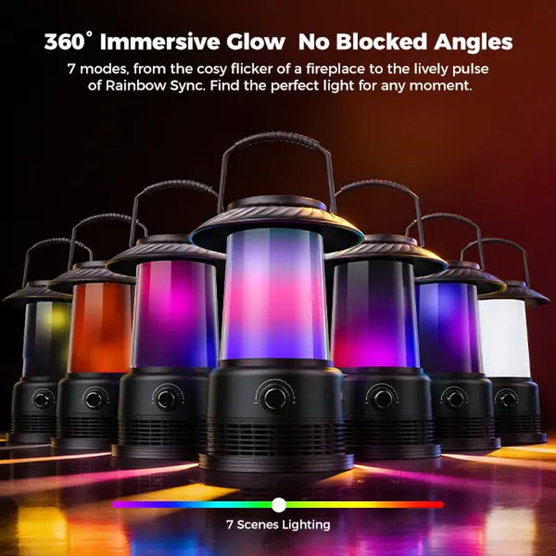 Outdoor Speakers House Warming Gifts New Home: 30W Dual Bluetooth Speakers with 360° LED Lights&Solar Charging|Multi-Sync up to 100 Speakers|Ipx7 Waterproof|20H Playtime|Lanterns for Patio/Pool/Party Audio Sound System Subwoofer Speaker Bluetooth Speaker