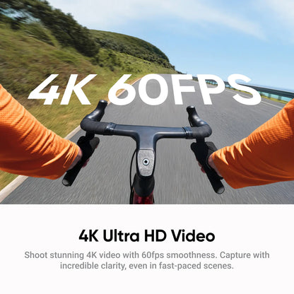 Insta360 GO Ultra Creator Bundle - Small 4K Vlogging Camera, Hands-Free, POV Cam, 1/1.28" Sensor, 53G Lightweight, 156° FOV, 200 Min Battery Life, Magnetic Wearable Action Camera for Sports, Vlog