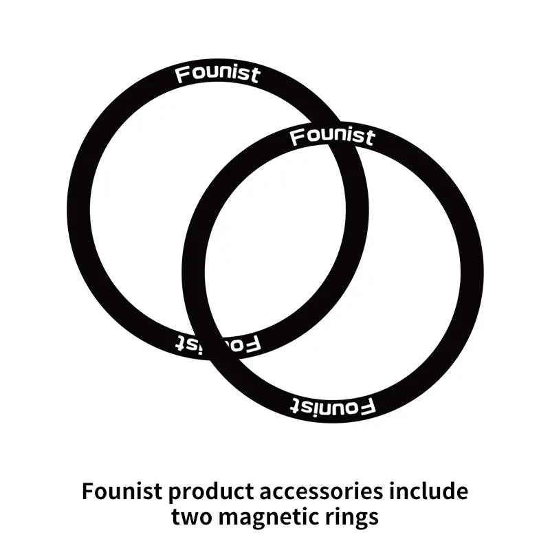 FOUNIST Vlogmate Mini for Iphone 5-17, 1080P/2K Magnetic Plug-And-Play Camera Monitor – Use Back Camera for Selfies, Vlogs, Live Streams