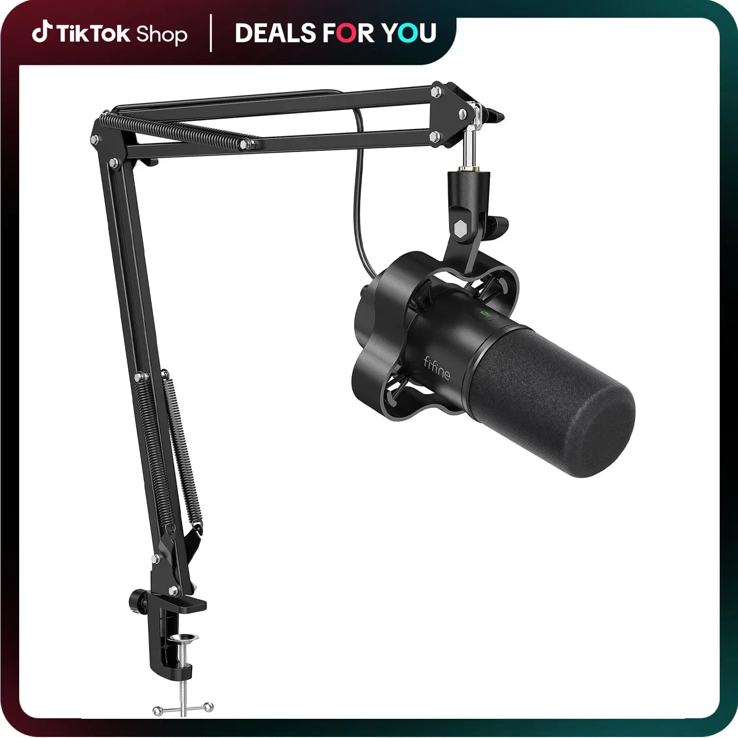Fifine K688 Neo USB/XLR Podcast Microphone – Dynamic Pro Mic, Mute & Monitor for Streaming, Gaming, Vocal & Music Recording Audio, for PC USB-C Smartphone Mixer, Boom Arm