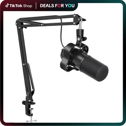 Fifine K688 Neo USB/XLR Podcast Microphone – Dynamic Pro Mic, Mute & Monitor for Streaming, Gaming, Vocal & Music Recording Audio, for PC USB-C Smartphone Mixer, Boom Arm