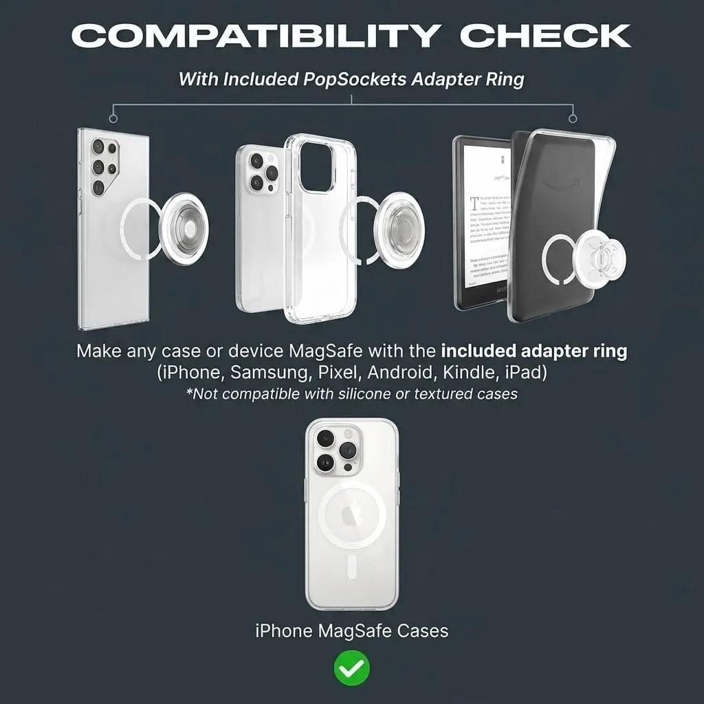 Book Lover Phone Grip Set – Aesthetic Romance Novel Pop Socket, 'Morally Grey' & Spicy Book Themed Phone Holder, Collapsible Smartphone Stand, Unique Gift for Readers