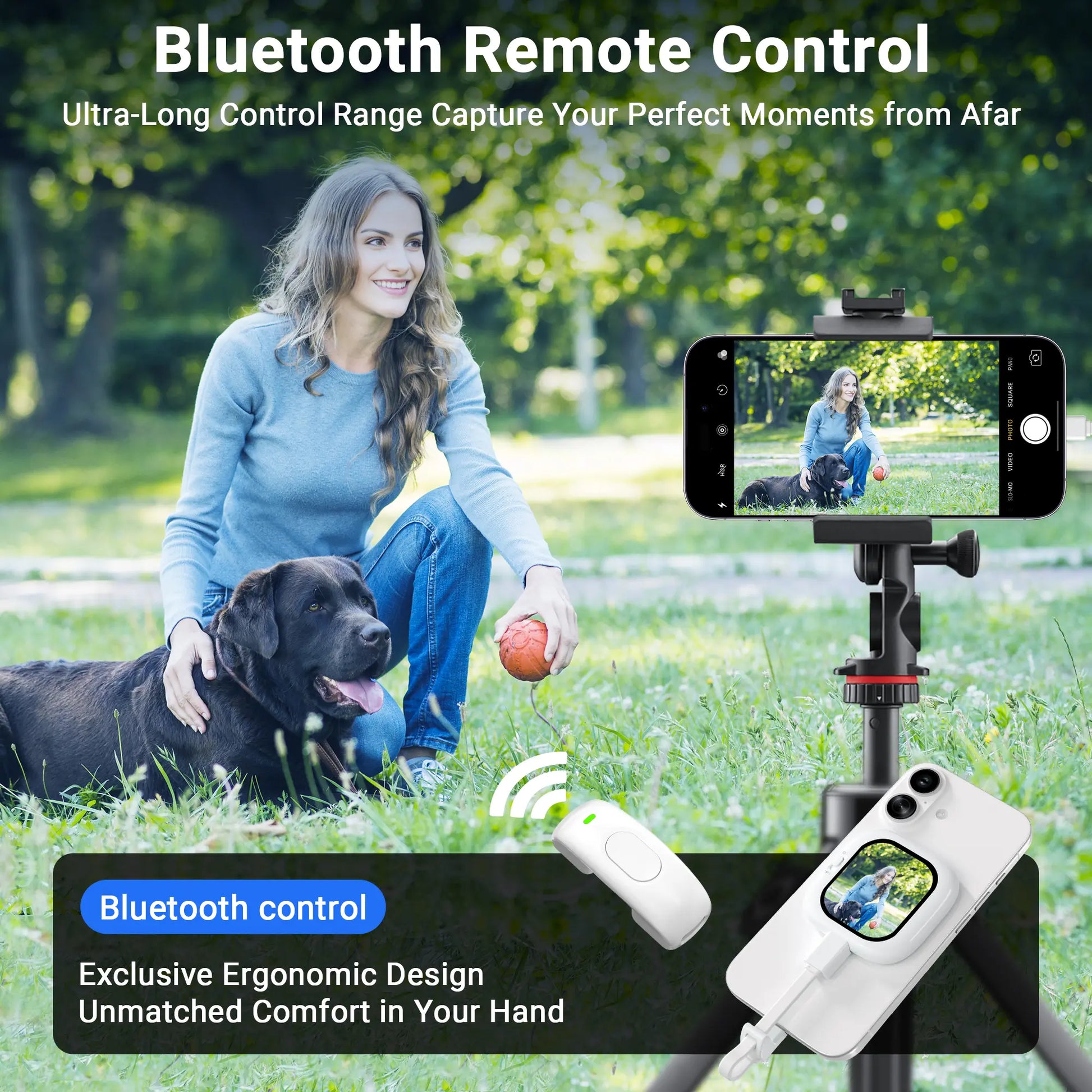FOUNIST Vlogmate Mini for Iphone 5-17, 1080P/2K Magnetic Plug-And-Play Camera Monitor – Use Back Camera for Selfies, Vlogs, Live Streams
