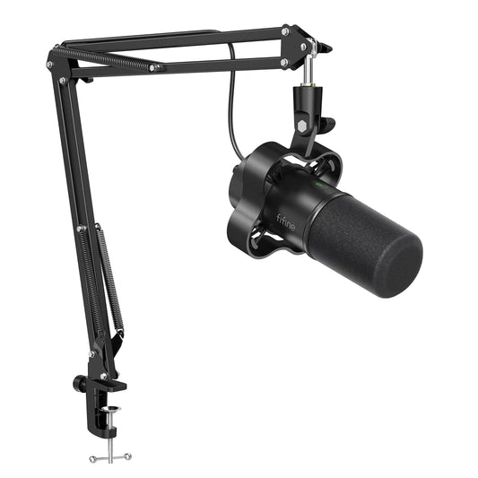 Fifine K688 Neo USB/XLR Podcast Microphone – Dynamic Pro Mic, Mute & Monitor for Streaming, Gaming, Vocal & Music Recording Audio, for PC USB-C Smartphone Mixer, Boom Arm