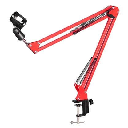 Microphone Stand Desk Adjustable Compact Microphone Suspension Boom Scissor Arm