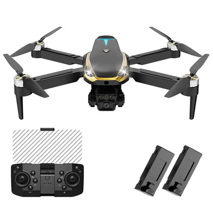 M8 Pro 2026 Foldable Aerial Drone with 4K UHD EIS Anti-Shake Camera, GPS Precise Positioning System, 5G Wifi FPV Real-Time Transmission, Intelligent Obstacle Avoidance, Auto Return, 360° Stunt Roll, 2 Batteries for Adults Beginners Aerial Photography